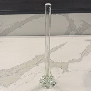 Swung clear glass Glass Bud Vase